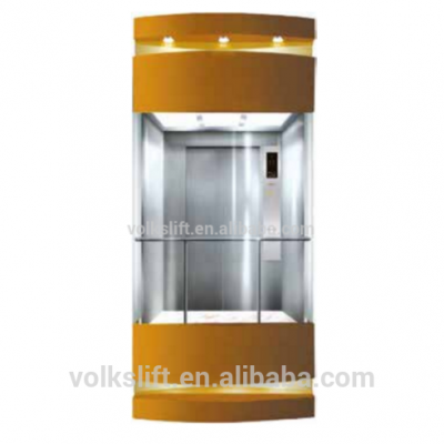 Volkslift Panoramic Sightseeing Glass Commercial Lifts Elevators